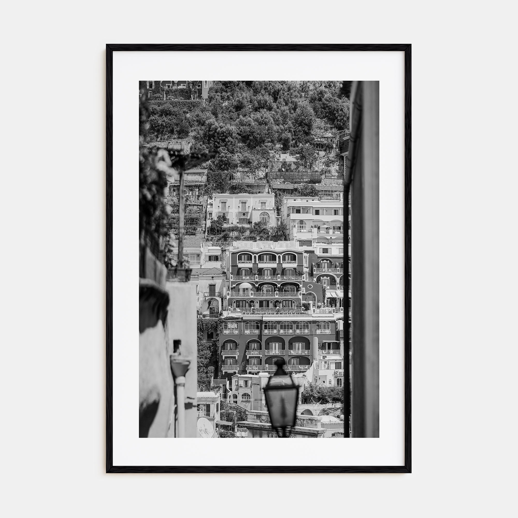 Positano Photo B&W No 2 Poster