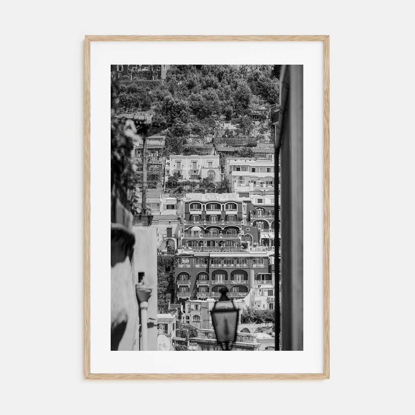 Positano Photo B&W No 2 Poster