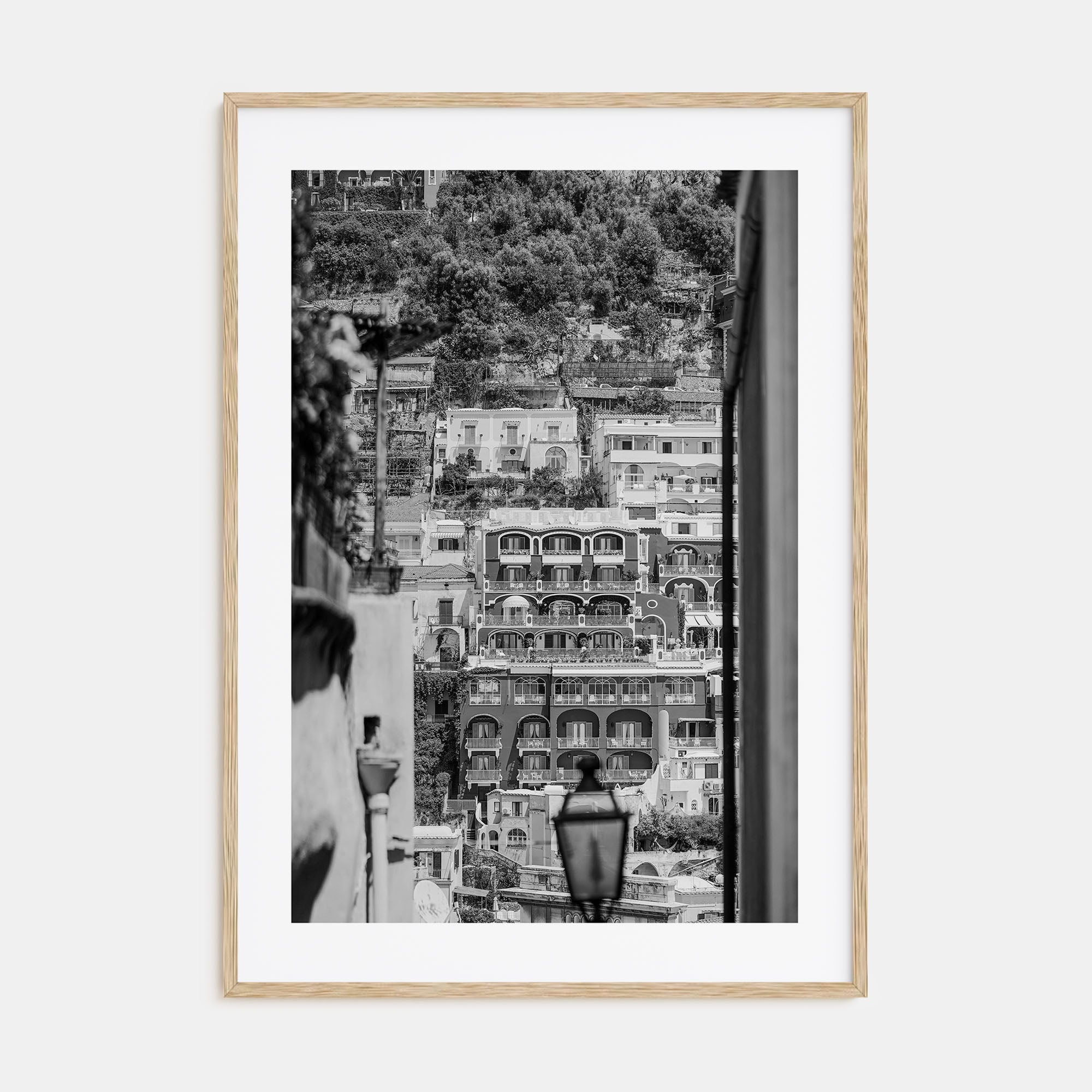 Positano Photo B&W No 2 Poster