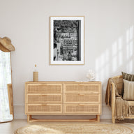 Positano Photo B&W No 2 Poster