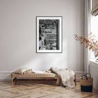 Positano Photo B&W No 2 Poster