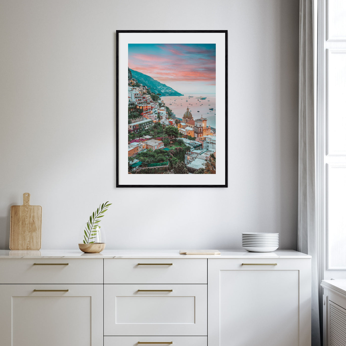 Positano Photo Color No 4 Poster