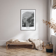 Positano Portrait B&W No 1 Poster