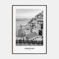 Positano Portrait B&W No 3 Poster