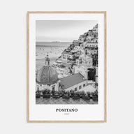 Positano Portrait B&W No 3 Poster