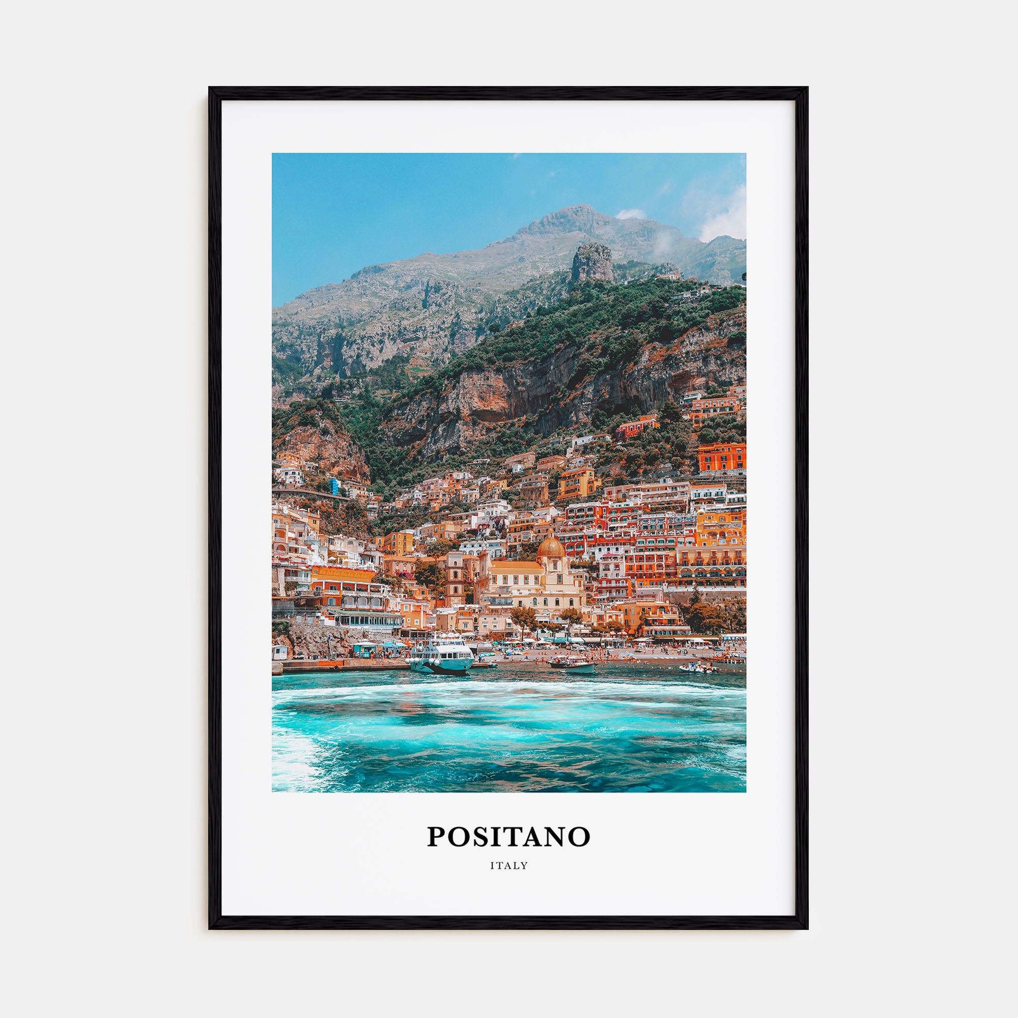Positano Portrait Color No 1 Poster