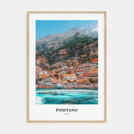 Positano Portrait Color No 1 Poster