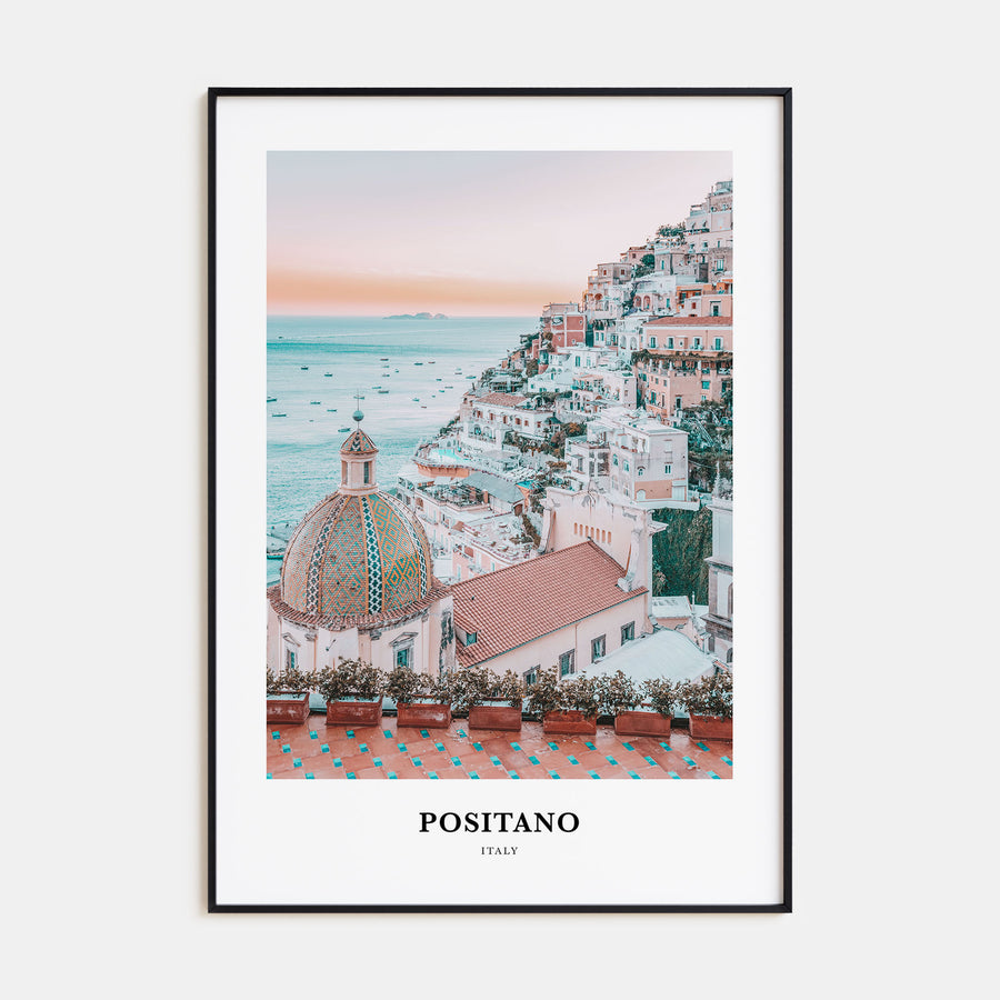 Positano Portrait Color No 2 Poster