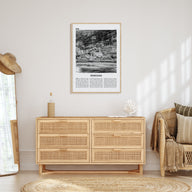 Positano Travel B&W No 2 Poster