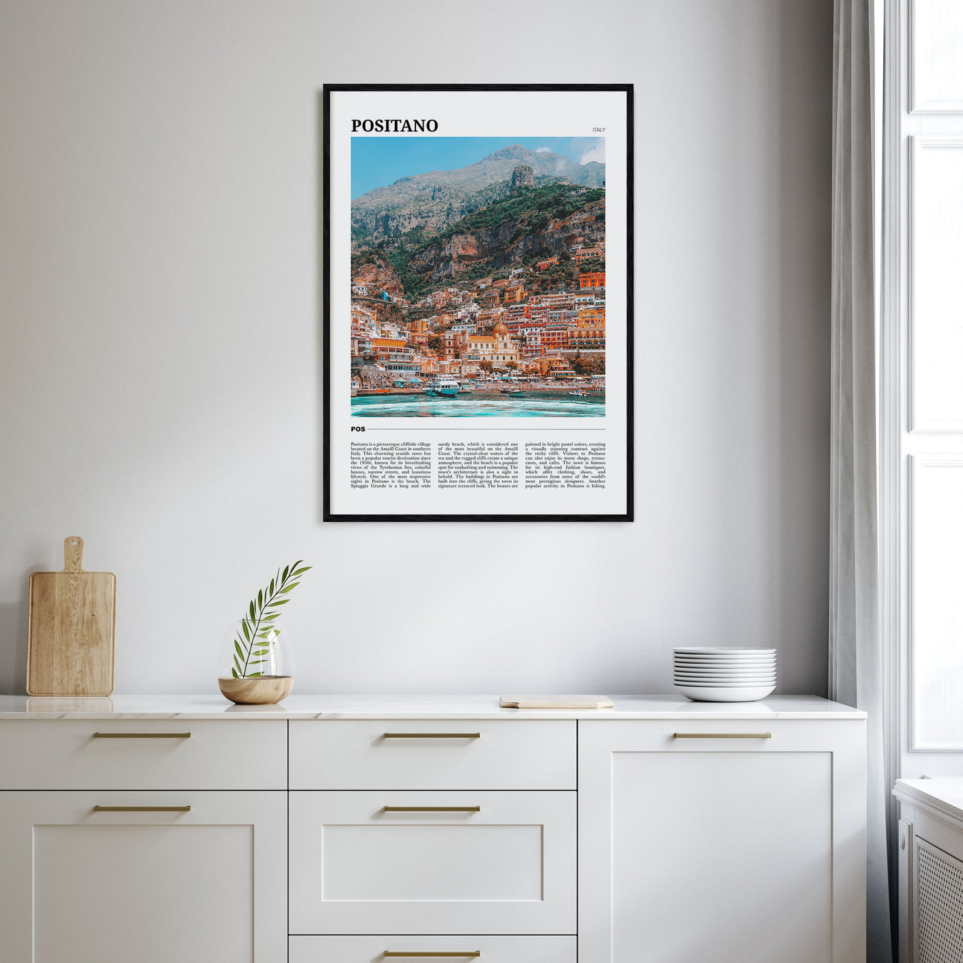 Positano Travel Color No 1 Poster
