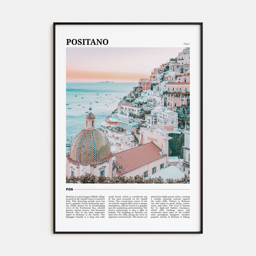 Positano Travel Color No 2 Poster