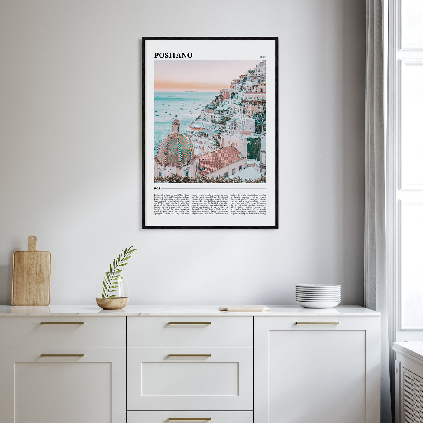 Positano Travel Color No 2 Poster