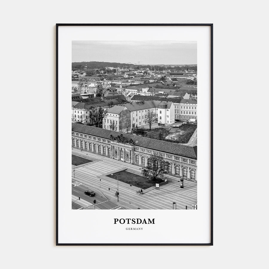 Potsdam Portrait B&W Poster