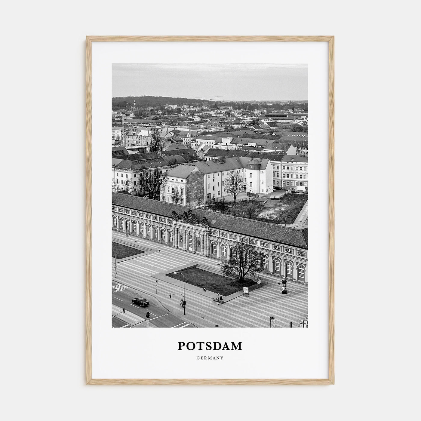 Potsdam Portrait B&W Poster