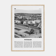 Potsdam Travel B&W Poster