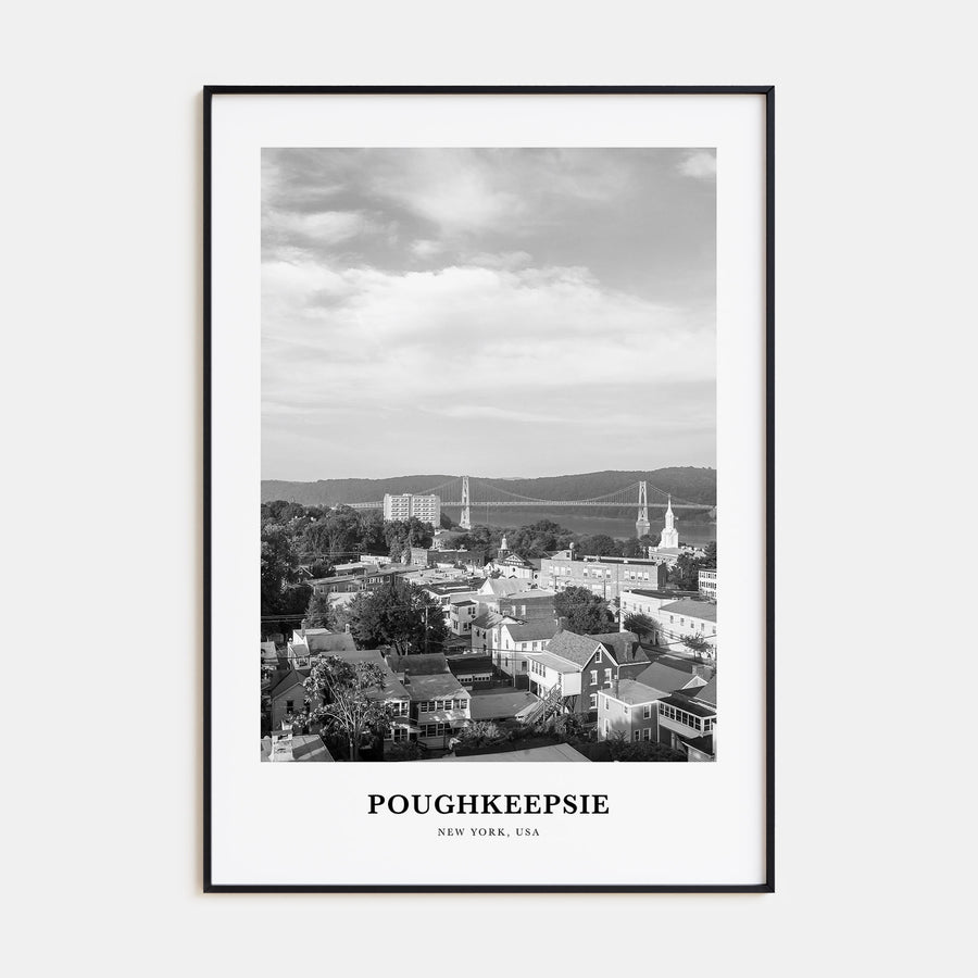 Poughkeepsie Portrait B&W Poster