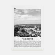 Poughkeepsie Travel B&W Poster