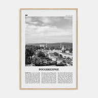 Poughkeepsie Travel B&W Poster
