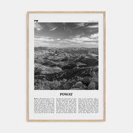 Poway Travel B&W No 2 Poster