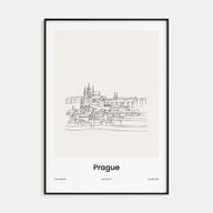 Prague Drawn Poster