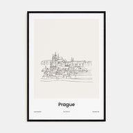 Prague Drawn Poster