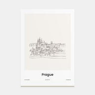 Prague Drawn Poster