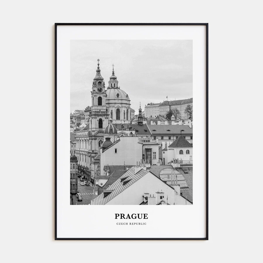 Prague Portrait B&W No 1 Poster