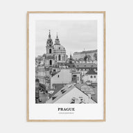 Prague Portrait B&W No 1 Poster