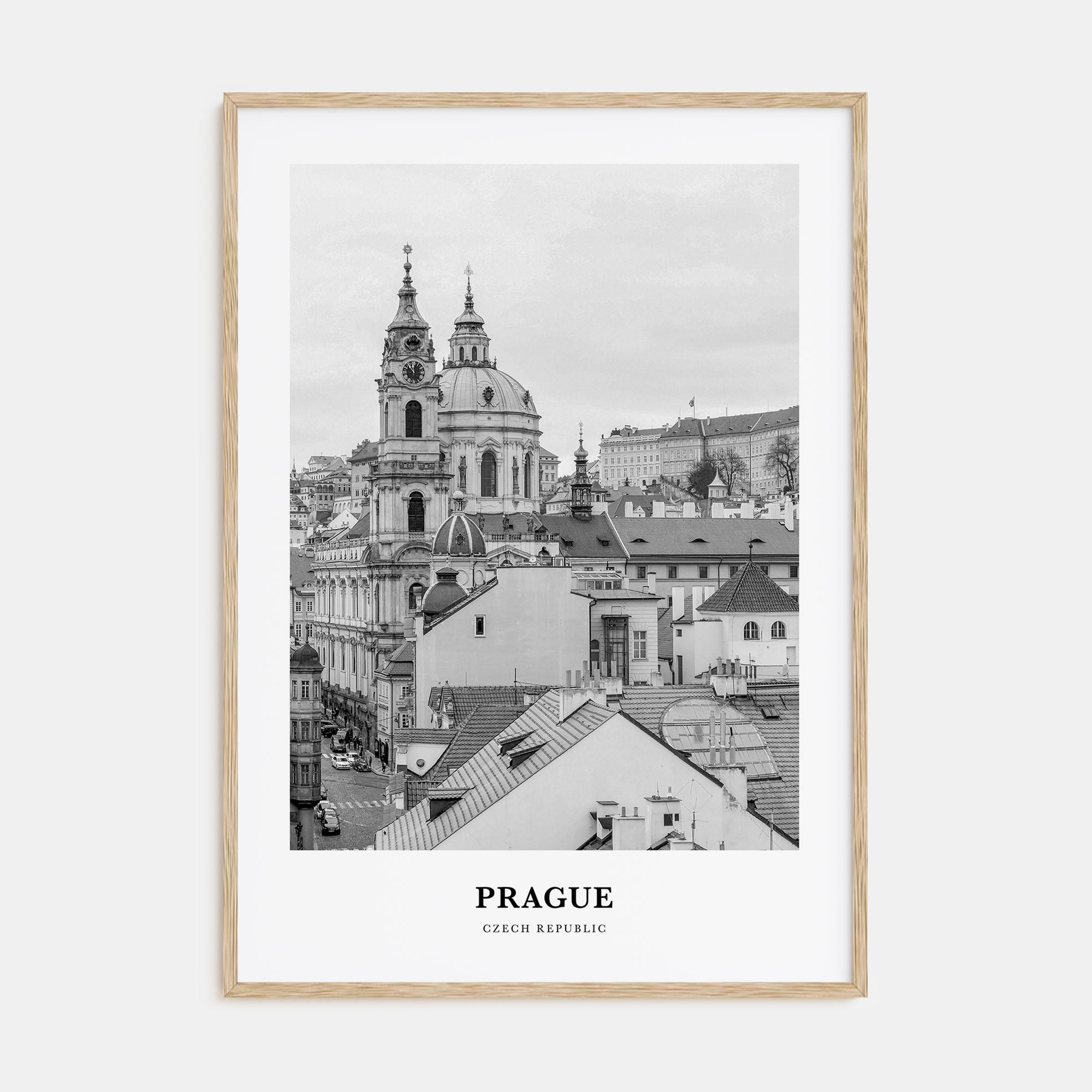 Prague Portrait B&W No 1 Poster
