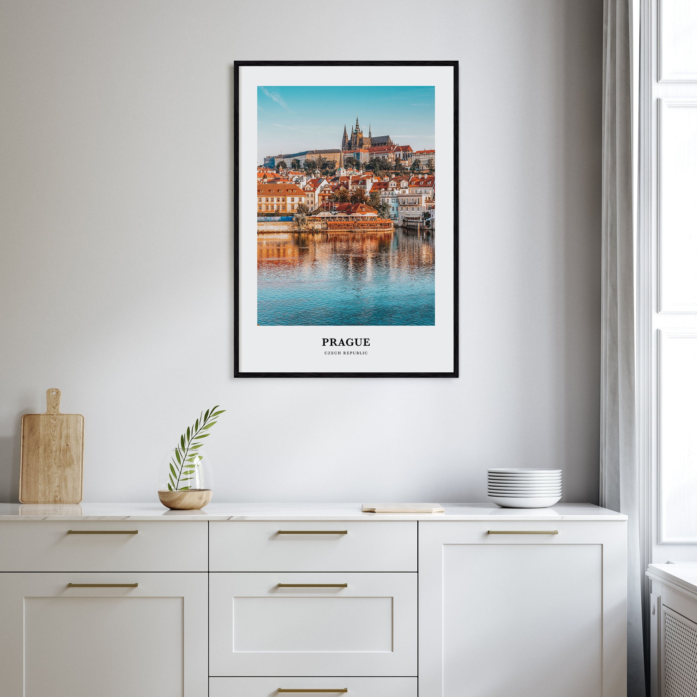 Prague Portrait Color Poster