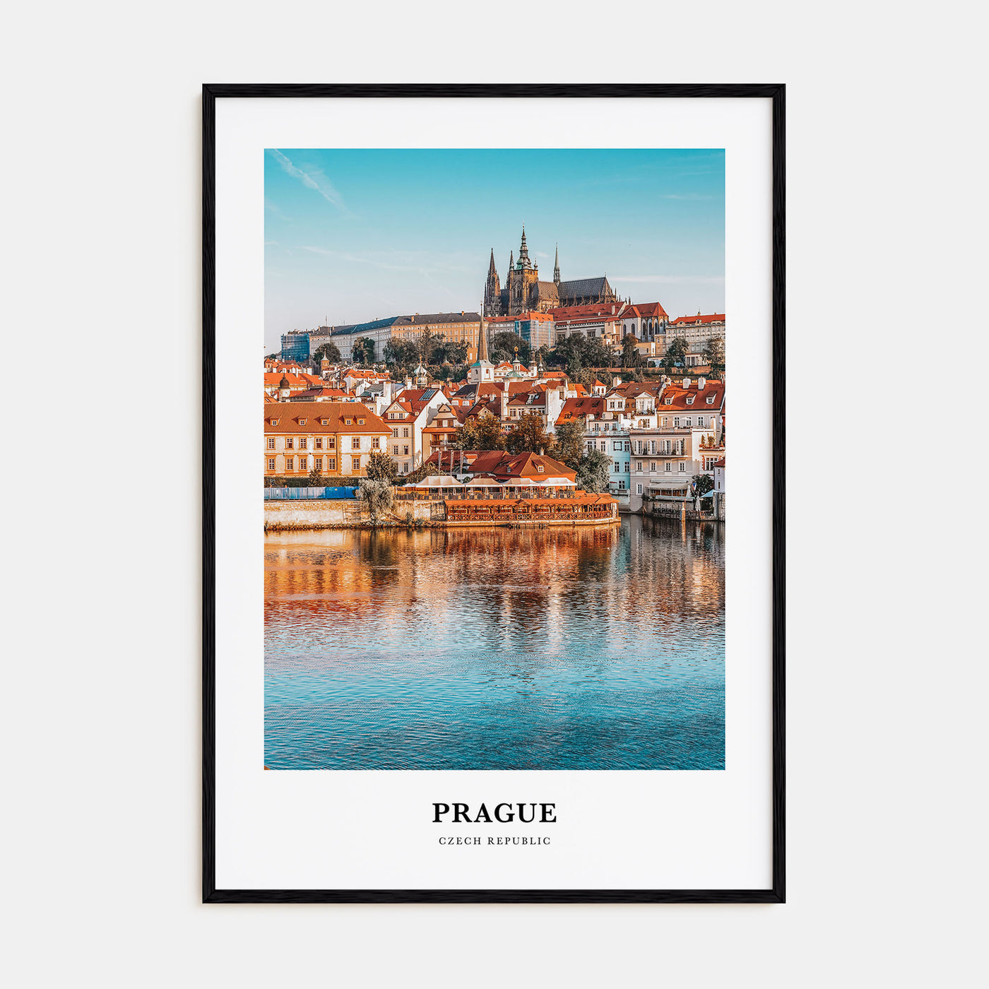 Prague Portrait Color Poster