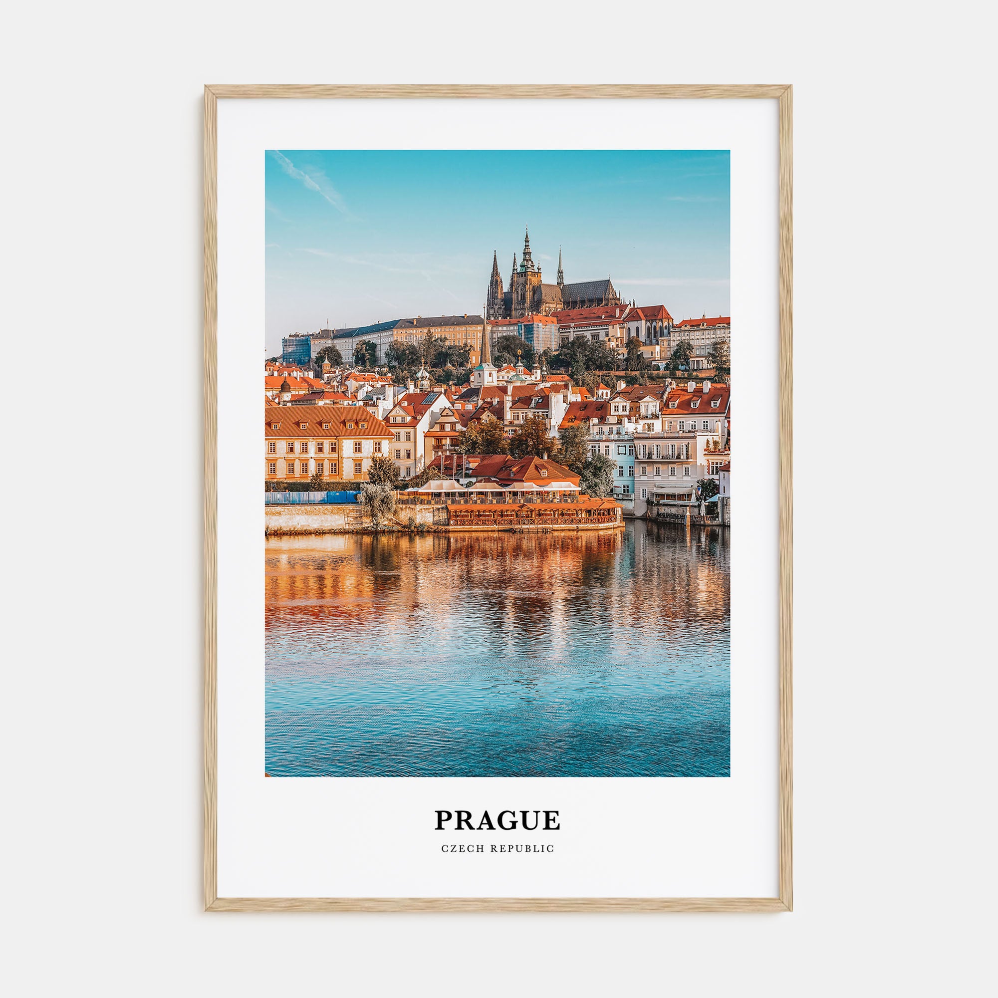 Prague Portrait Color Poster