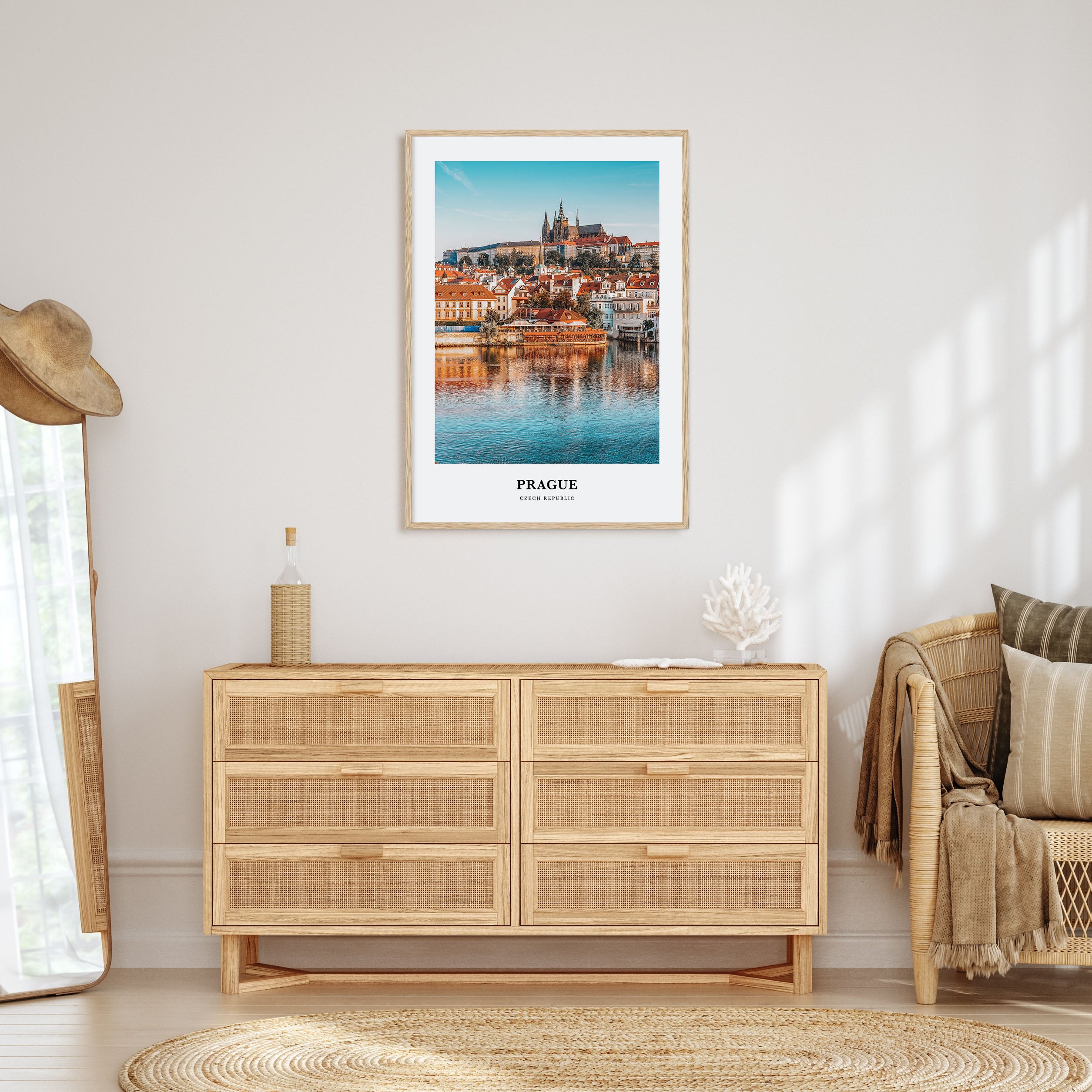 Prague Portrait Color Poster