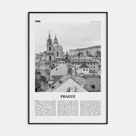 Prague Travel B&W No 2 Poster