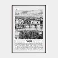 Prague Travel B&W No 3 Poster