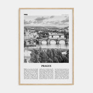 Prague Travel B&W No 3 Poster