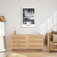 Praslin Portrait B&W Poster