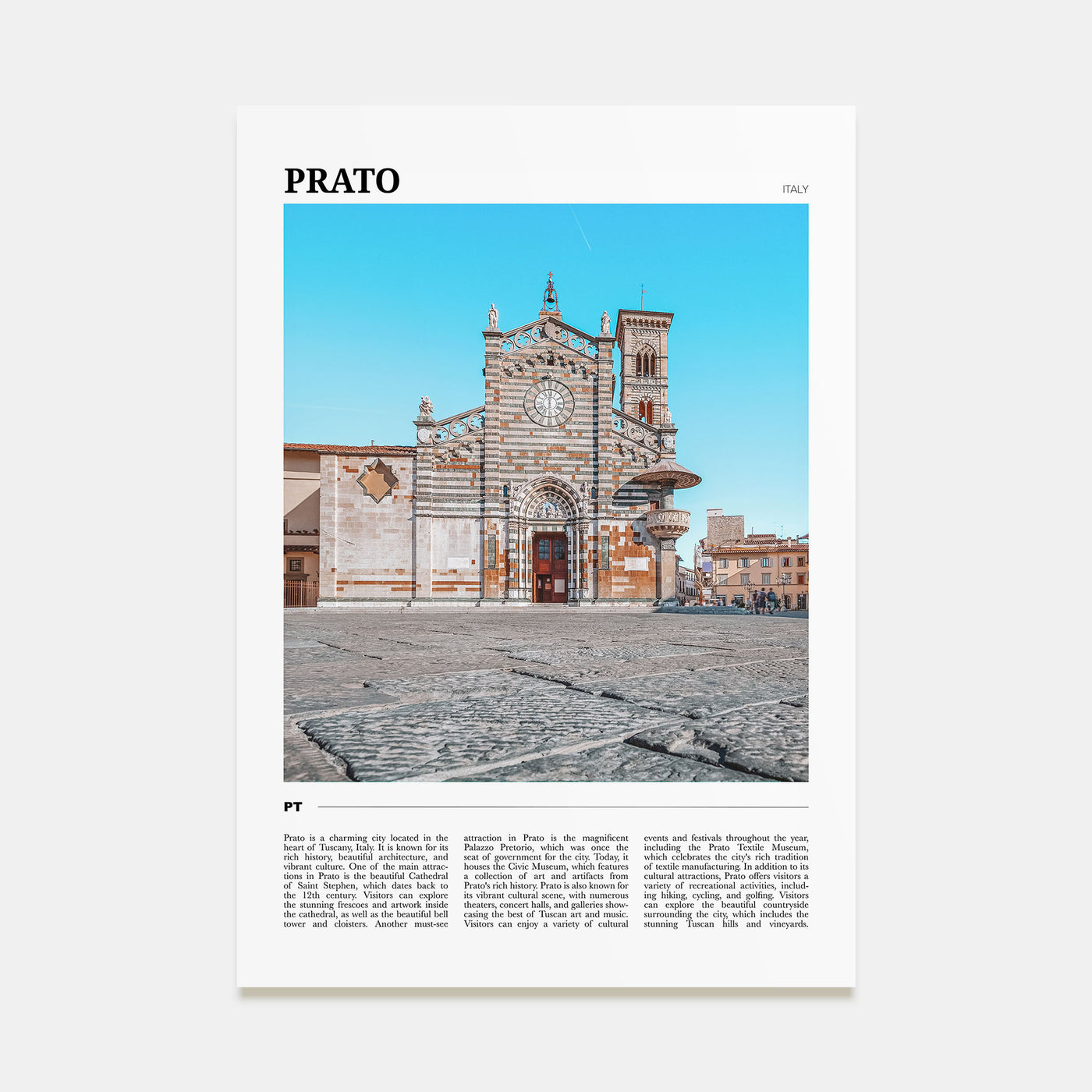 Prato Travel Color Poster