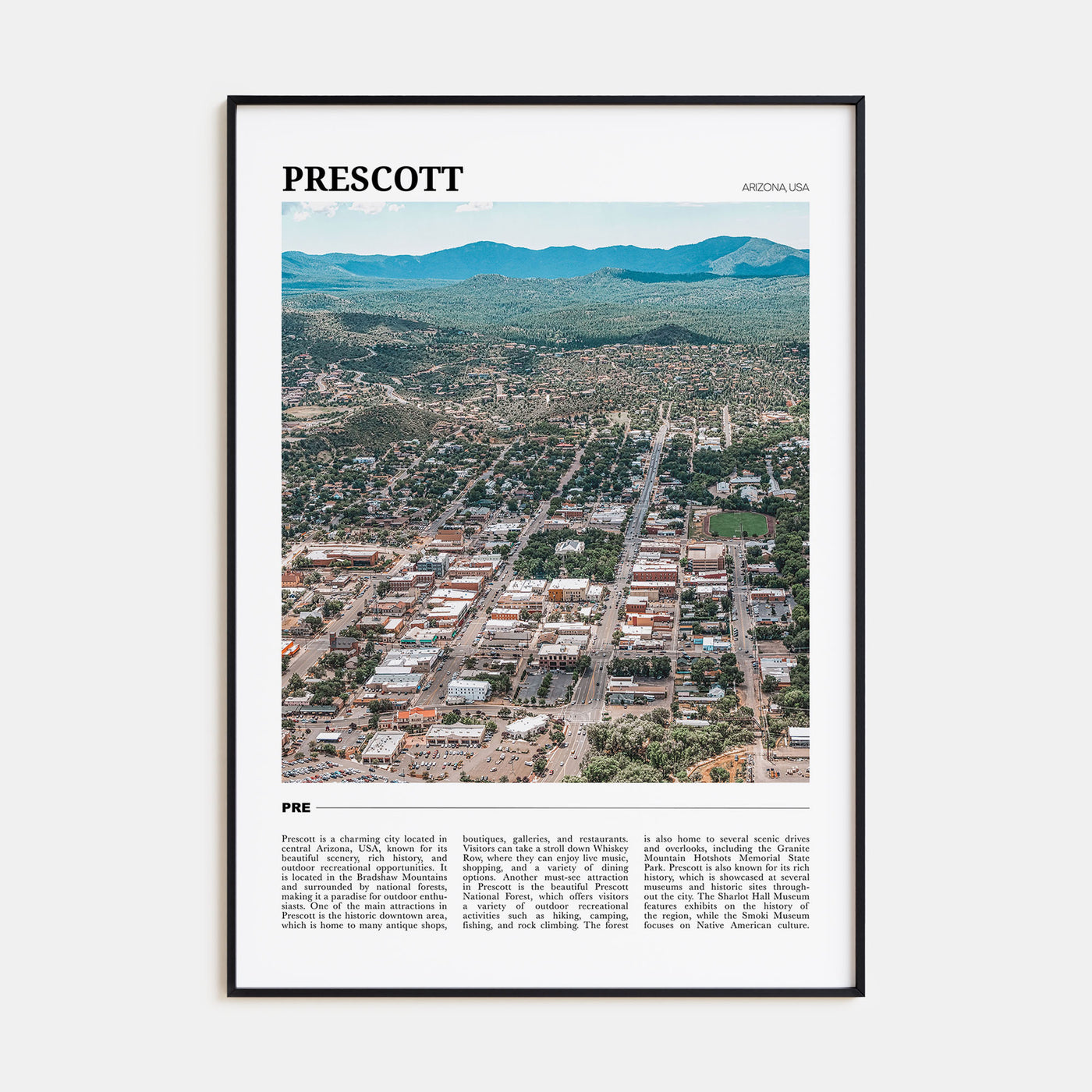 Prescott Travel Color Poster