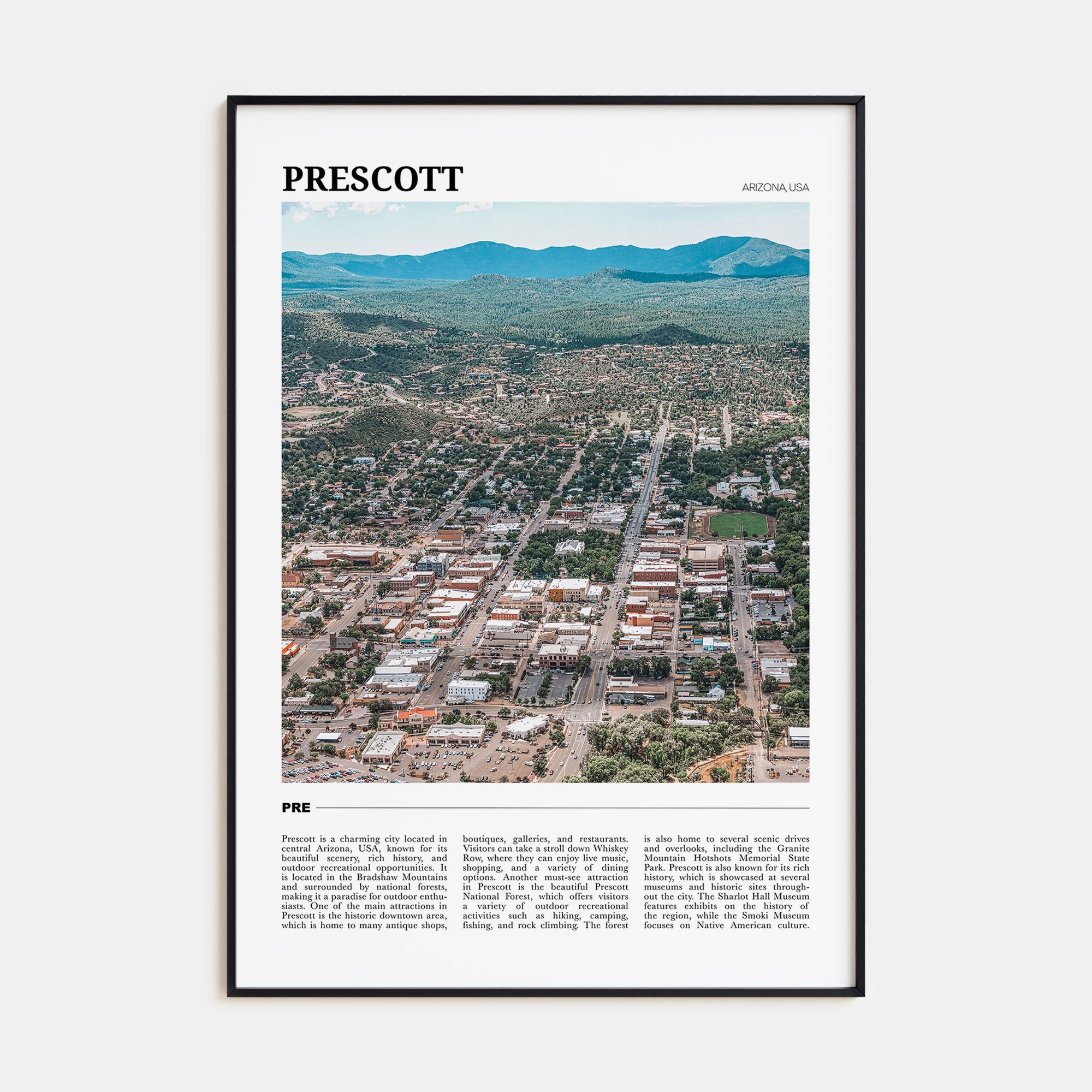 Prescott Travel Color Poster