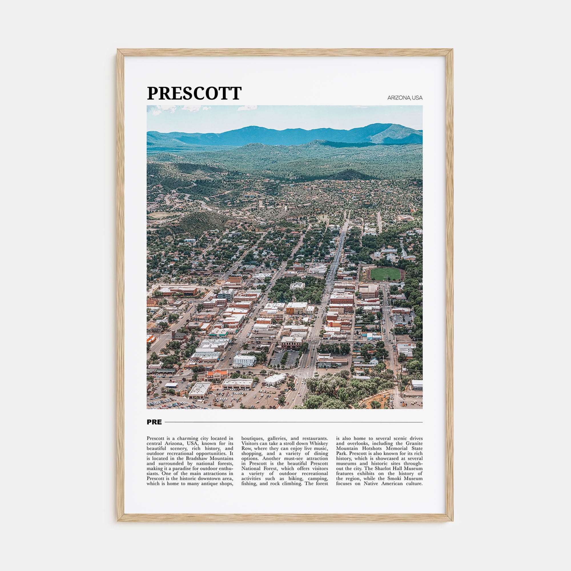 Prescott Travel Color Poster