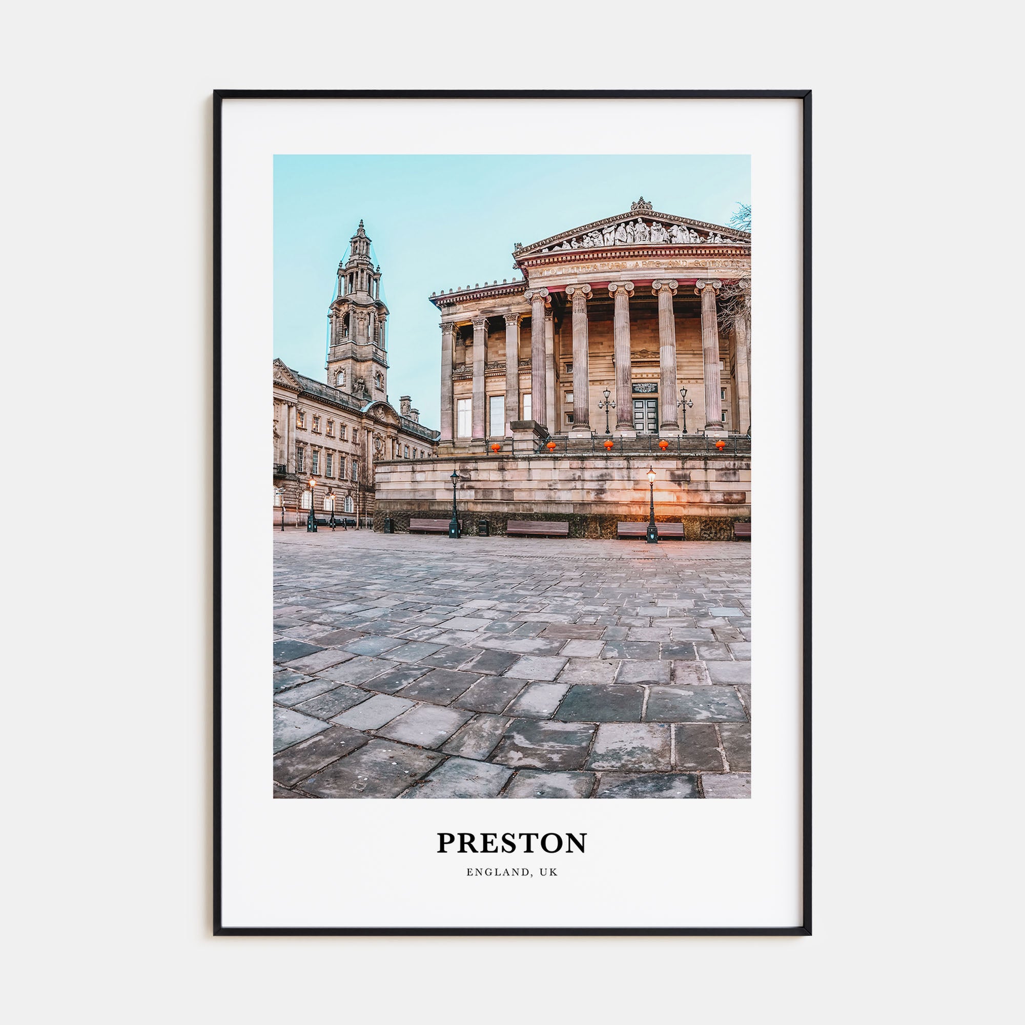 Preston Portrait Color Poster