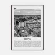 Preston Travel B&W No 1 Poster