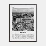 Preston Travel B&W No 1 Poster