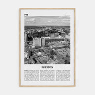 Preston Travel B&W No 1 Poster