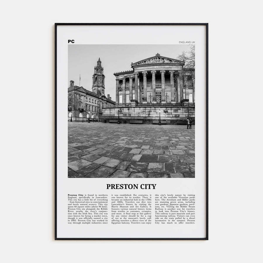 Preston Travel B&W No 2 Poster