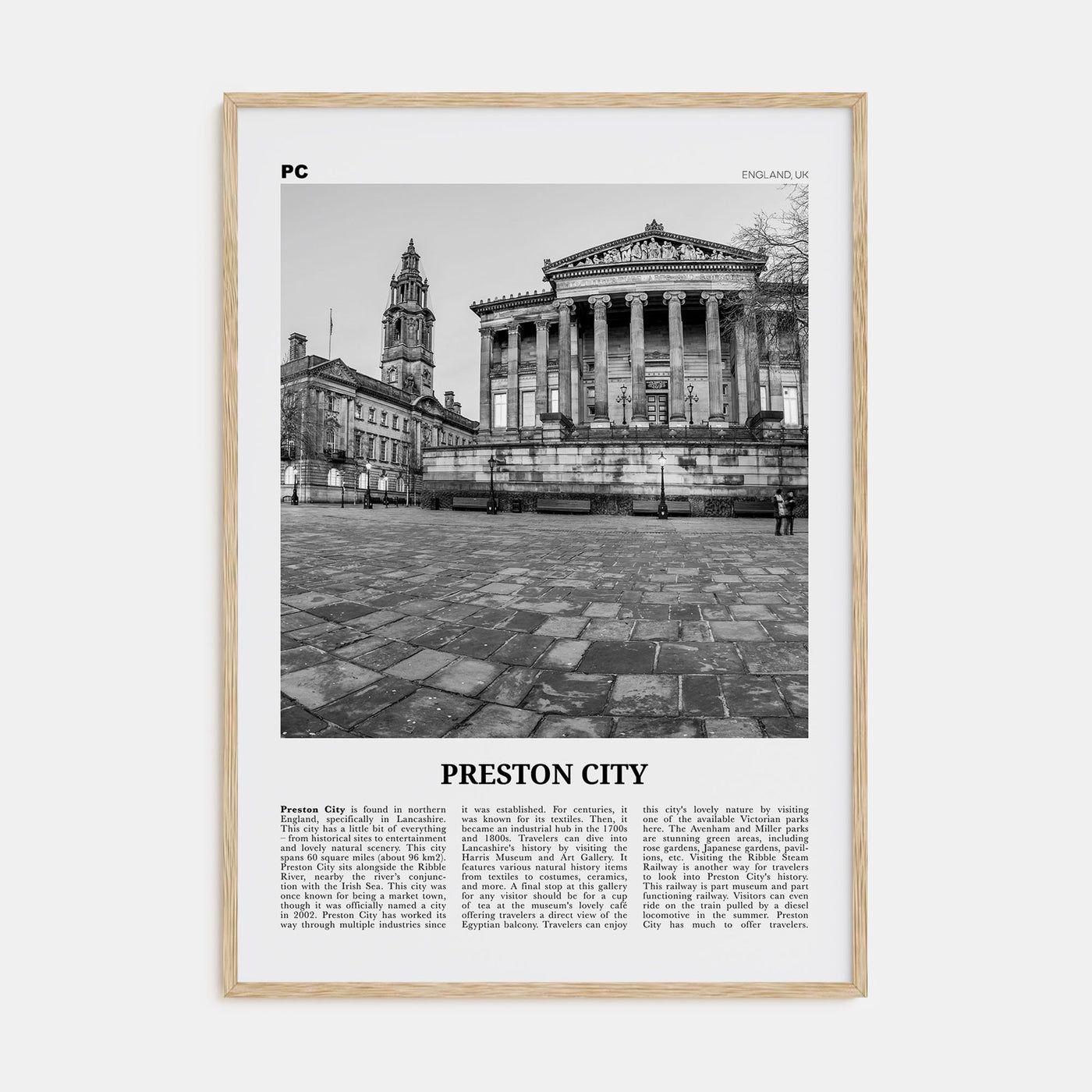 Preston Travel B&W No 2 Poster
