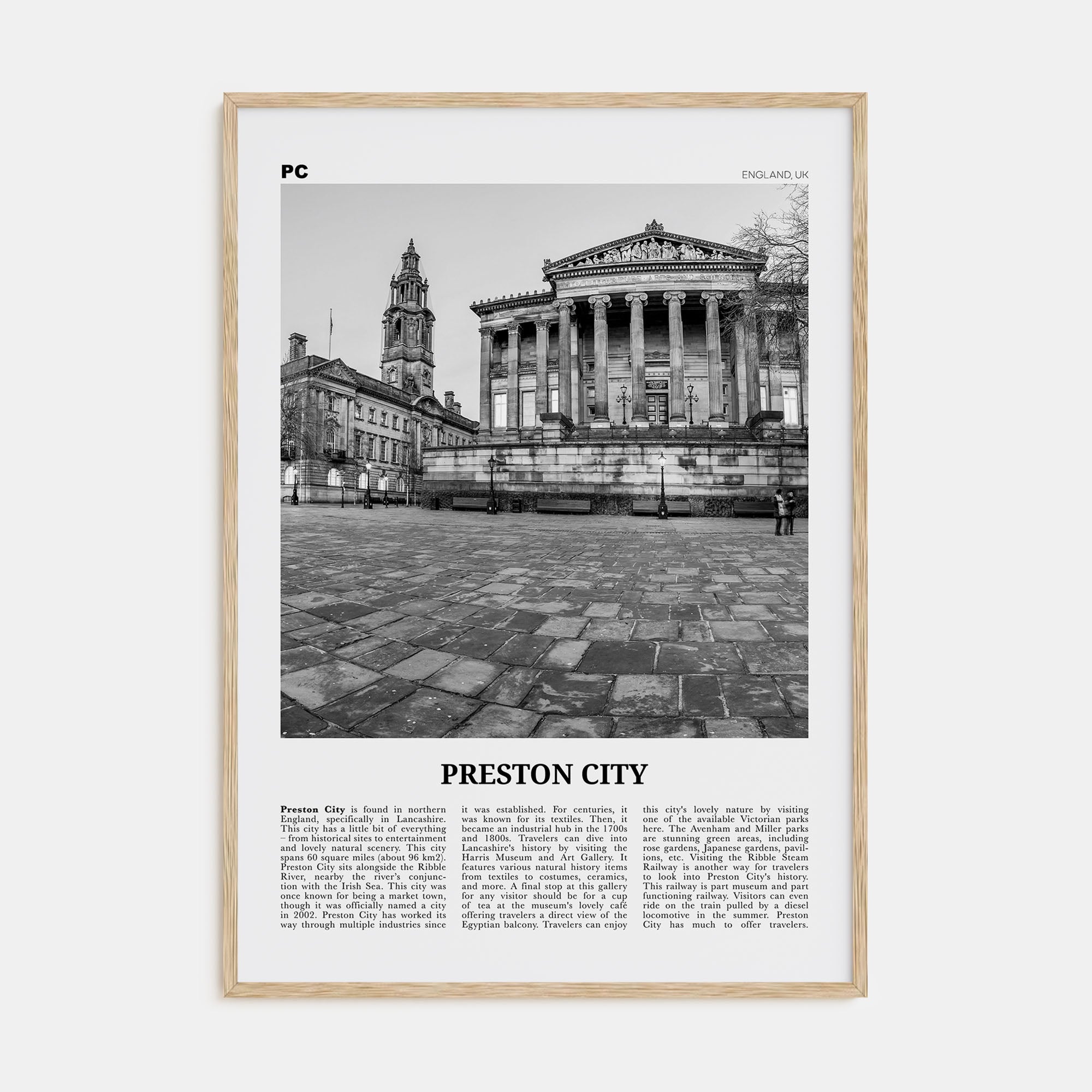 Preston Travel B&W No 2 Poster