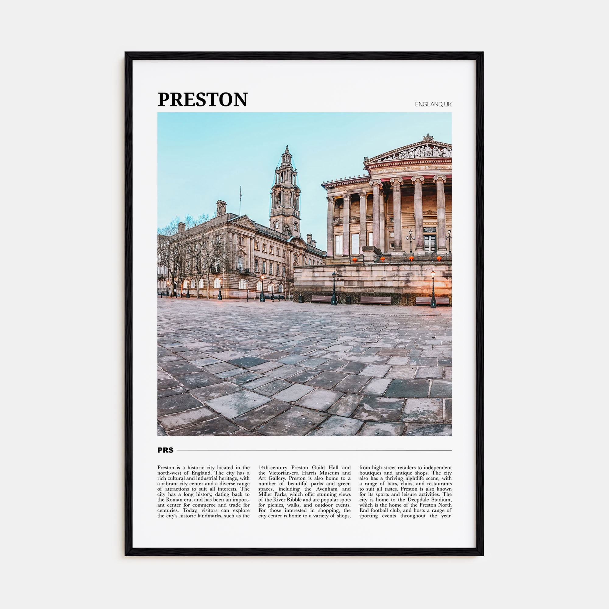 Preston Travel Color Poster