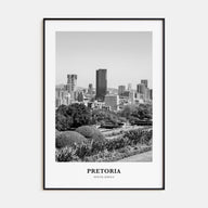 Pretoria Portrait B&W Poster